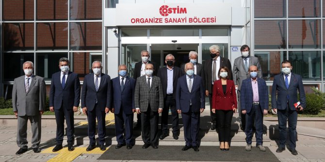 OSTİM’e moral ziyareti 