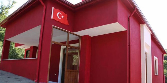 Ordu'da şehit evi yeniden yapıldı