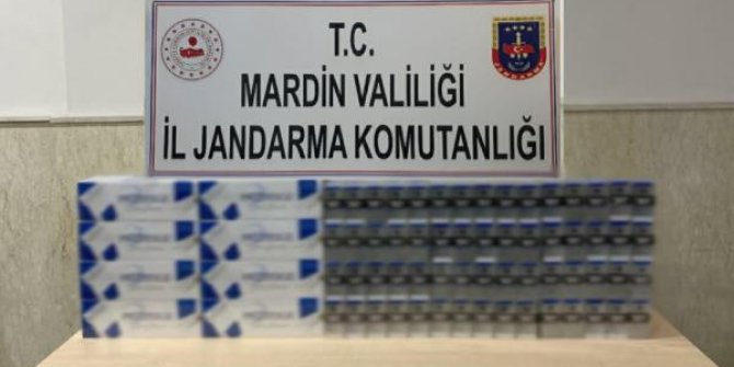 Mardin'de, 30 bin lira değerinde gümrük kaçağı sigara ele geçirildi