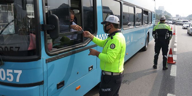 İstanbul'da toplu taşıma araçlarında koronavirüs denetimi