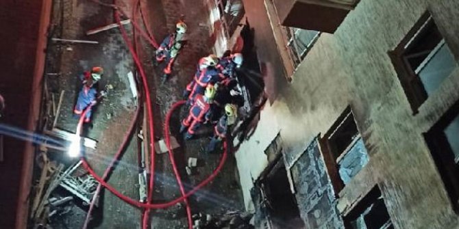 Ankara'da apartmanın zemin katında doğalgaz patladı: 3 yaralı