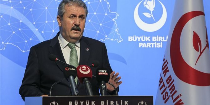 BBP Genel Başkanı Destici: Herkesi İslam'ın kutsallarına hakaretten uzak durmaya davet ediyorum
