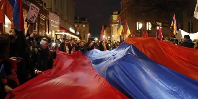 Fransa'da Ermeni protestocular Türklere saldırdı: 5 yaralı