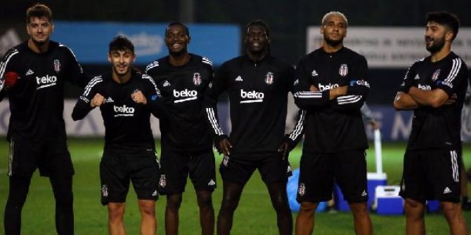 Beşiktaş’ta Mensah takımla birlikte çalıştı