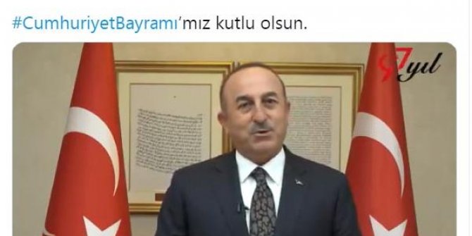 Bakan Çavuşoğlu'ndan, 29 Ekim mesajı