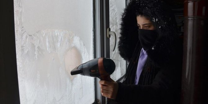 Doğu Anadolu'da gece sıcaklık sıfırın altında 4 dereceye düştü