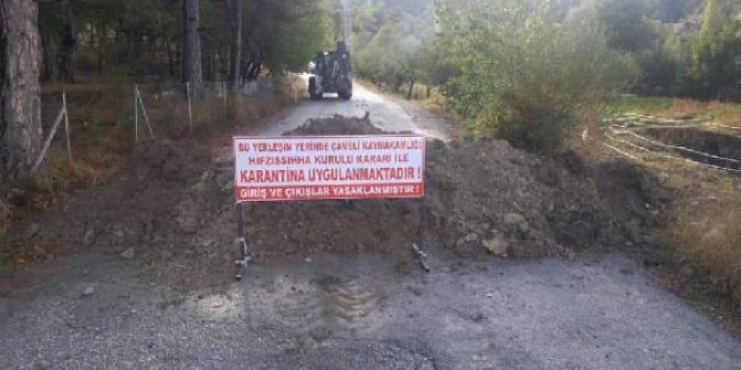 Denizli'de bir mahalle karantinaya alındı