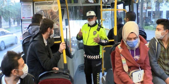 İstanbul'da toplu taşıma araçlarına koronavirüs denetimi