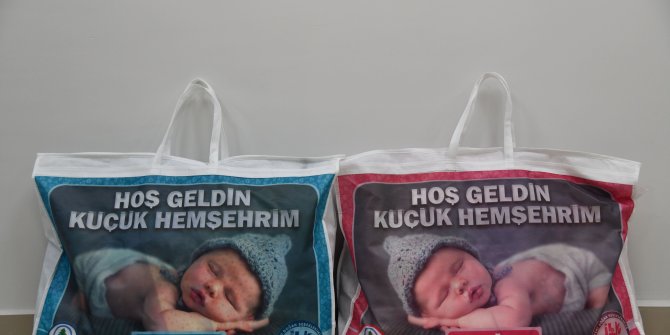 Bebeklerin ilk hediyesi Pursaklar Belediyesi'nden