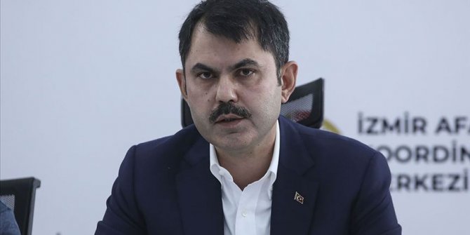 Bakan Kurum: İzmir'de bugüne kadar 4 bin 424 binada hasar tespit çalışmalarını yaptık
