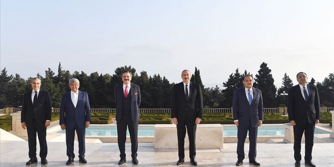 Azerbaycan Cumhurbaşkanı Aliyev Türk Ticaret ve Sanayi Odası heyetini kabul etti