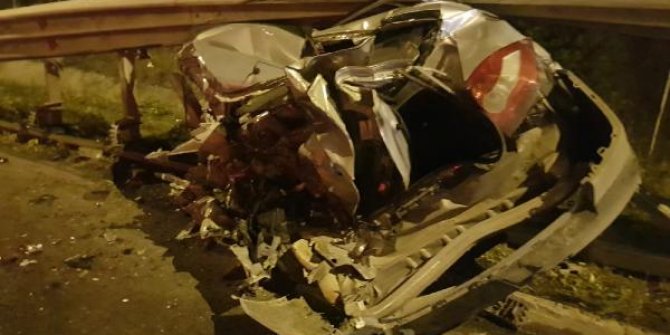 Freni patlayan kamyon 7 araca çarptı; 9 yaralı
