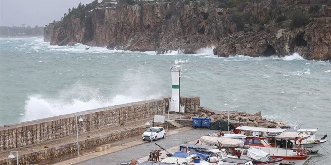 Antalya için kuvvetli fırtına uyarısı