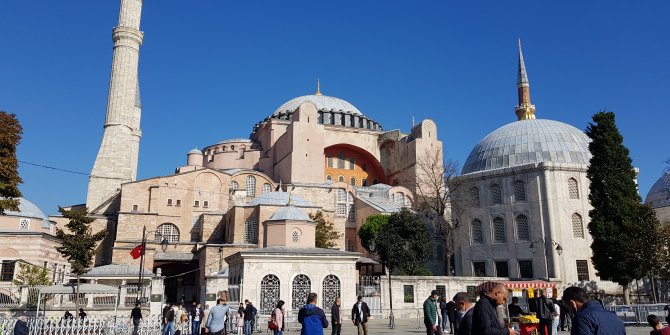 Ayasofya'ya olan ilgi kaybolmadı