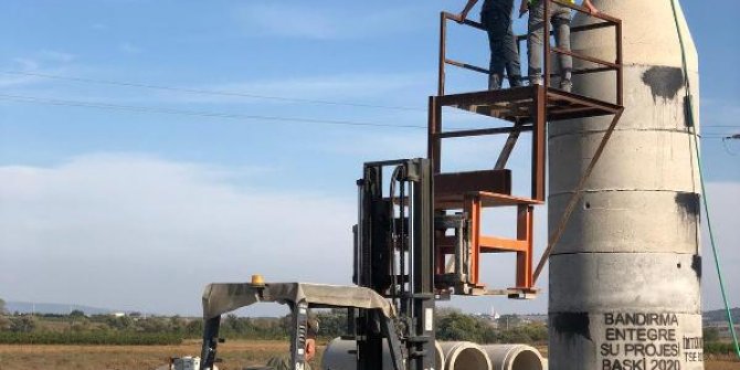 Bandırma Entegre Su Projesi devam ediyor