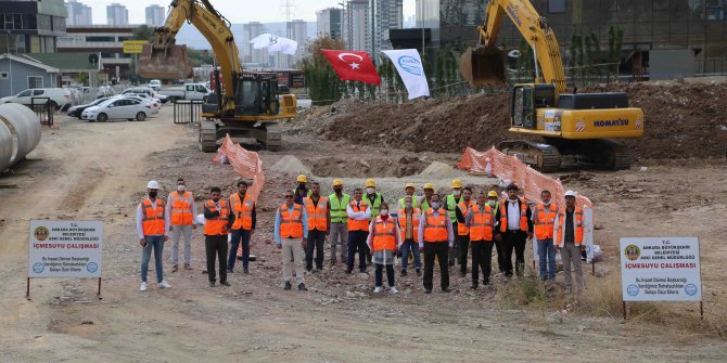 Polatlı suyu için ilk kazma vuruldu