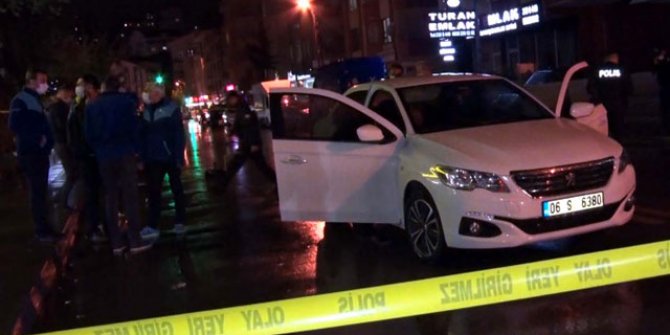 Ankara'da, hareket halindeki otomobile silahlı saldırı: 2 yaralı