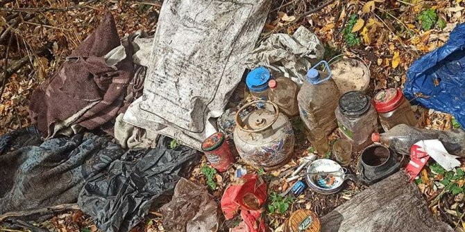 Erzurum'da teröristlerce kullanılan bir sığınak imha edildi