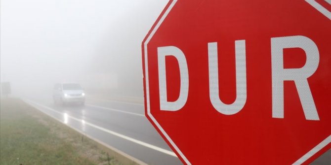 Bolu Dağı'nda sağanak ve sis etkili oluyor
