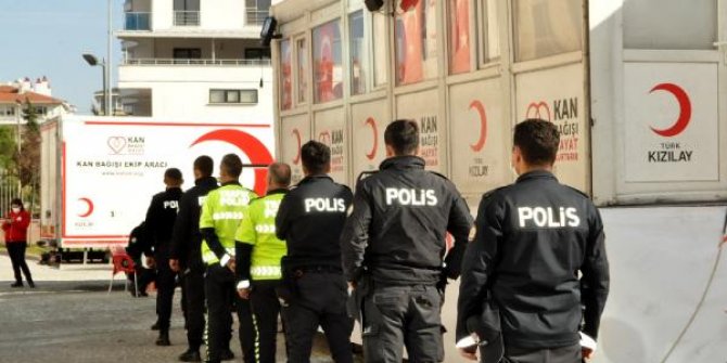 Edirne polisinden ‘kan bağışı’ duyarlılığı