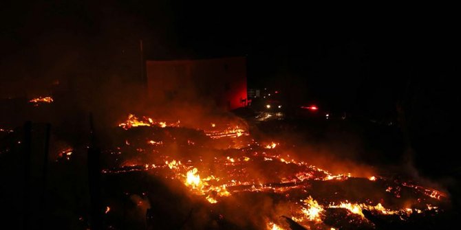 Kastamonu'da köyde yangın