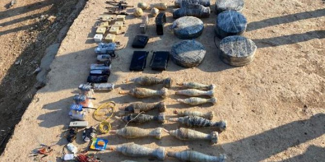 Resulayn'da PKK/YPG'ye ait cephanelik ele geçirildi