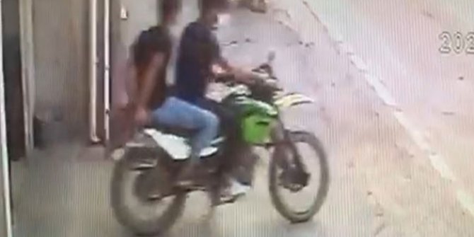 Motosiklet çalan 2 şüpheli, 187 saatlik güvenlik kamerası incelenip, yakalandı
