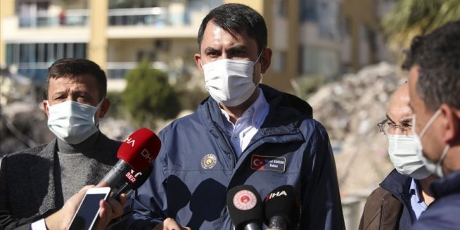 Bakan Kurum: İzmir'deki deprem sonrası 50 binada tahliye çalışmalarını tamamladık, yıkım süreçlerini de başlatacağız