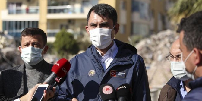 Bakan Kurum: İzmir'deki hasar tespit çalışmalarını bugün tamamlamayı planlıyoruz