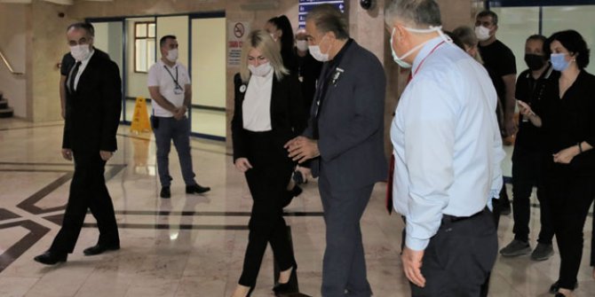 Rektör Özkan, Başkan Böcek'i odasında ziyaret etti