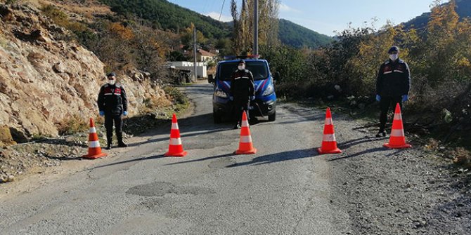Çanakkale'de bir köy karantinaya alındı
