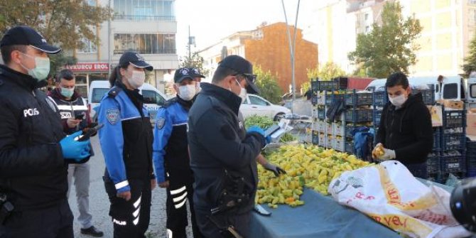 Elazığ'da pazar yerlerine HES kodu kontrol noktası