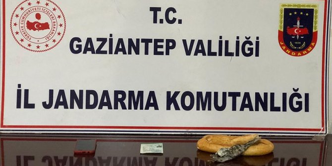 Ekmeğin içinden 150 gram uyuşturucu çıktı