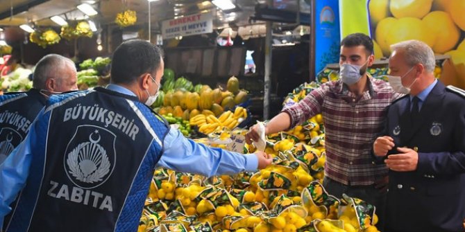 Ulus Hali ve Mamak Derbent Pazarında esnafa destek