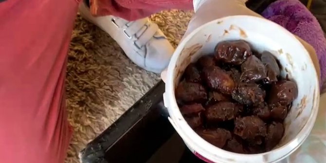 Uyuşturucu maddeyi hurmaya enjekte etmişler