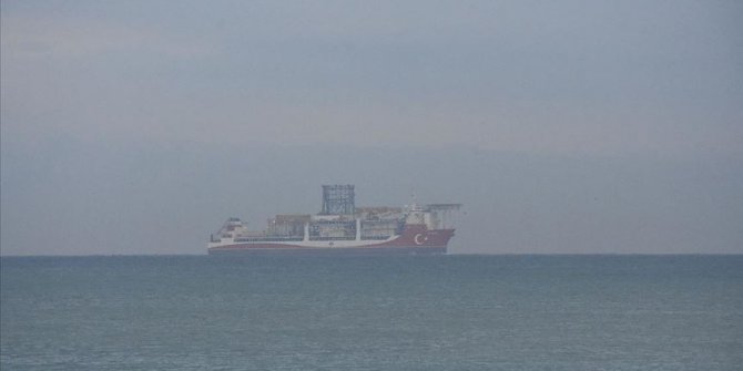 Kanuni sondaj gemisi Zonguldak açıklarında