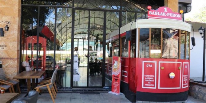 Safranbolu'daki restoran sıra dışı dekoruyla dikkati çekiyor