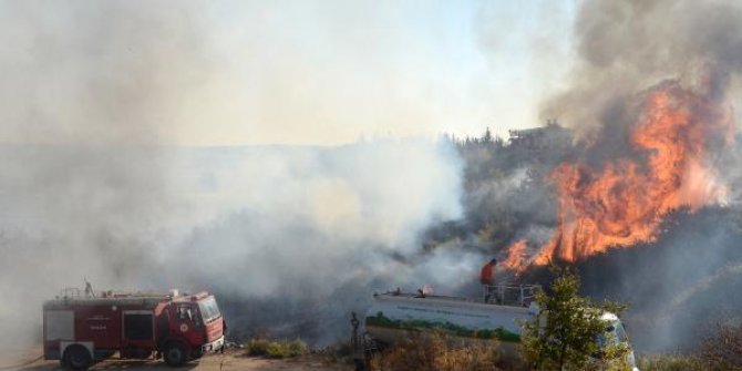 Antalya'da makilik yangını; 5 dekar alan kül oldu