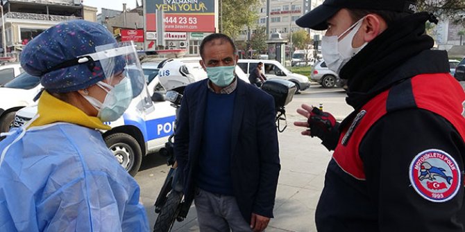 Meydanda sigara içerken yakalandı, karantinayı ihlal ettiği ortaya çıktı