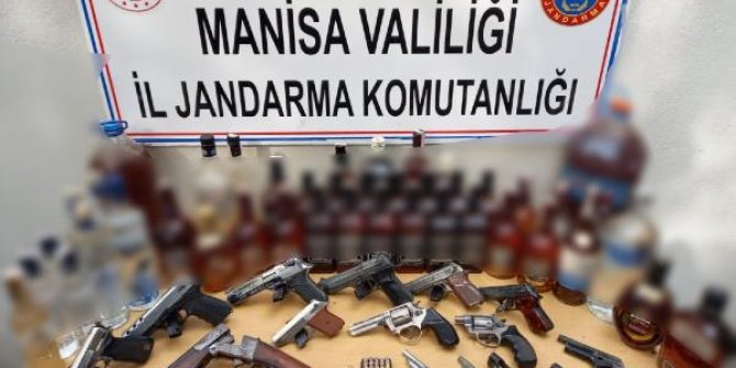 Manisa’da sahte içki operasyonu