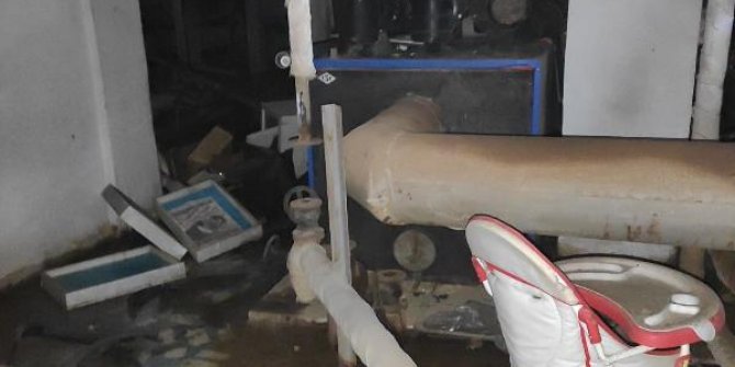 Dinlenme tesisinde su tankı patladı: 1 yaralı