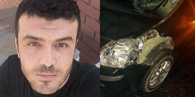 Tanıdığına yardım için duran sürücüye başka bir otomobil çarptı