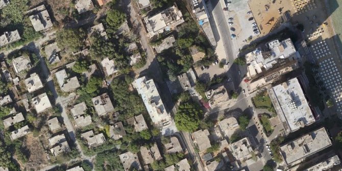 Kapalı Maraş'ın havadan fotoğrafları çekildi