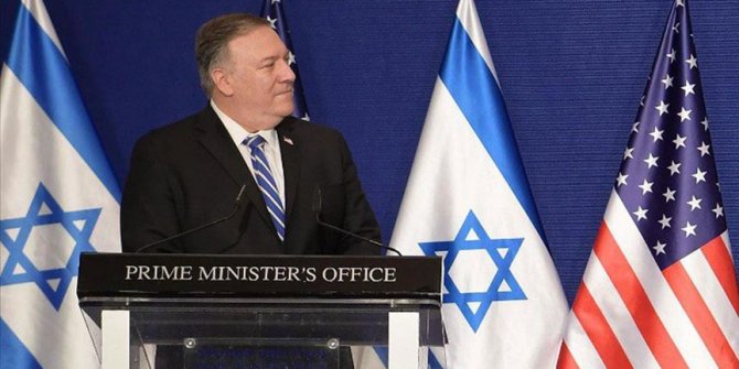 Pompeo'dan Batı Şeria'daki yasa dışı Yahudi yerleşim birimine ziyaret