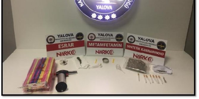 Yalova'da uyuşturucu operasyonları