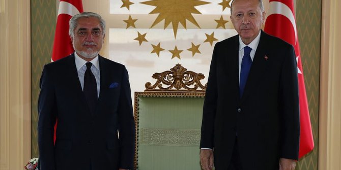 Cumhurbaşkanı Erdoğan, Afganistan Milli Uzlaşı Yüksek Konseyi Başkanı Abdullah'ı kabul etti
