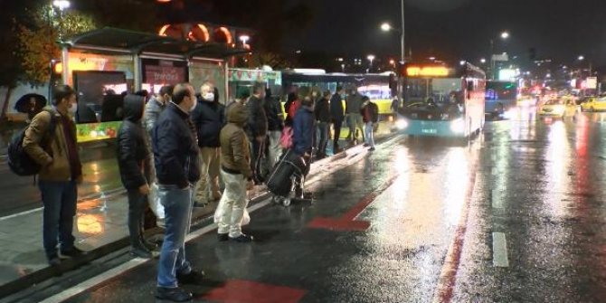 Üsküdarda kısıtlama öncesi yoğunluk