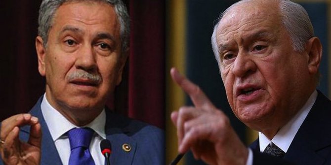 MHP lideri Bahçeli'den Bülent Arınç'a sert tepki: Devran teröristtir, yazarı da teröristtir