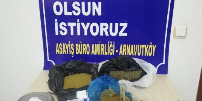 Arnavutköy'deki uyuşturucu operasyonu kamerada