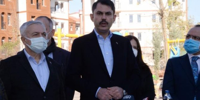Bakan Kurum: Elazığ'da 2 bin 500 konut teslime hazır